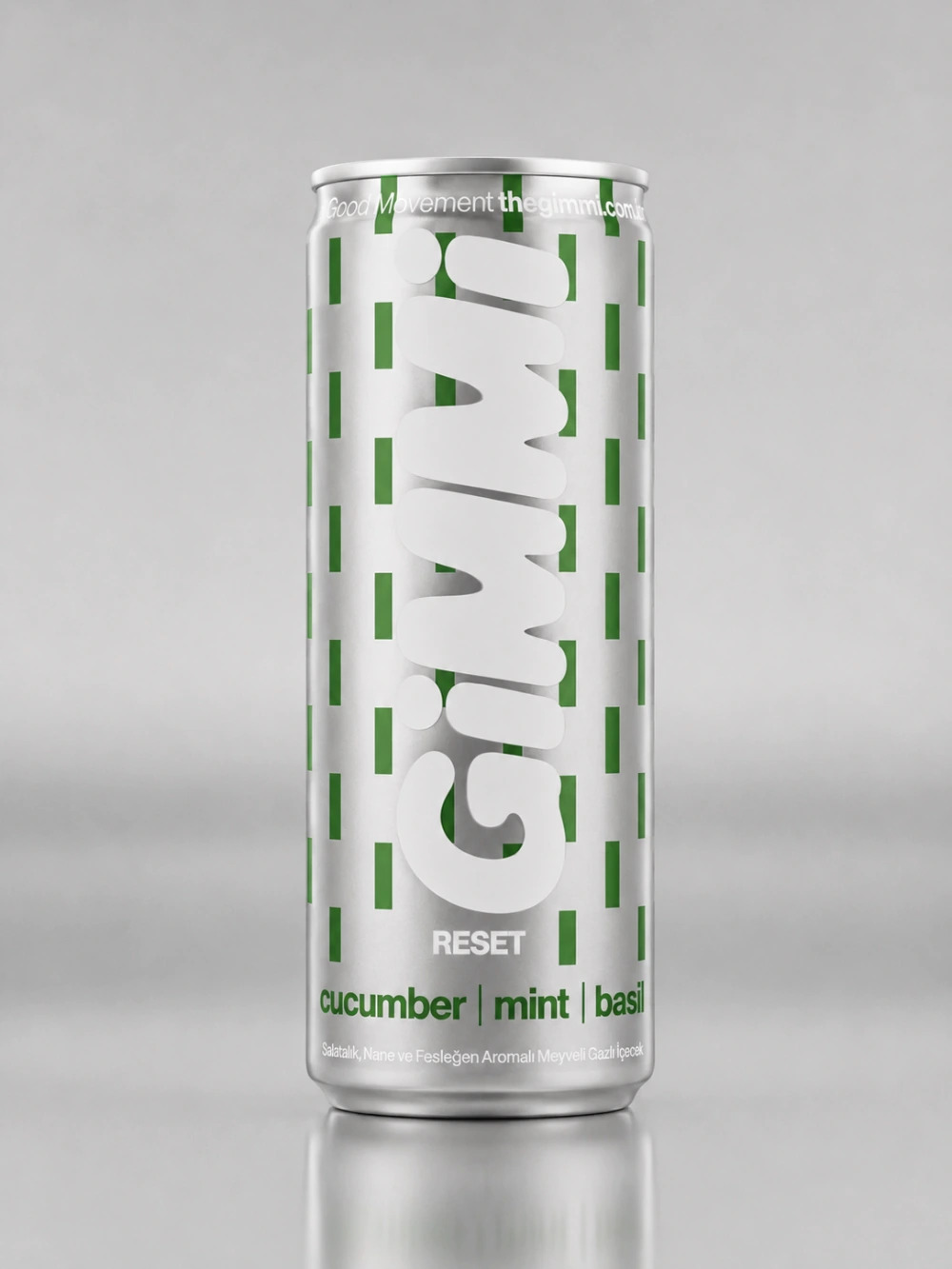 GIMMI Reset can, cucumber, mint and basil